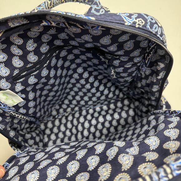 VERA BRADLEY Blue Bandana Backpack - Picture 3 of 4